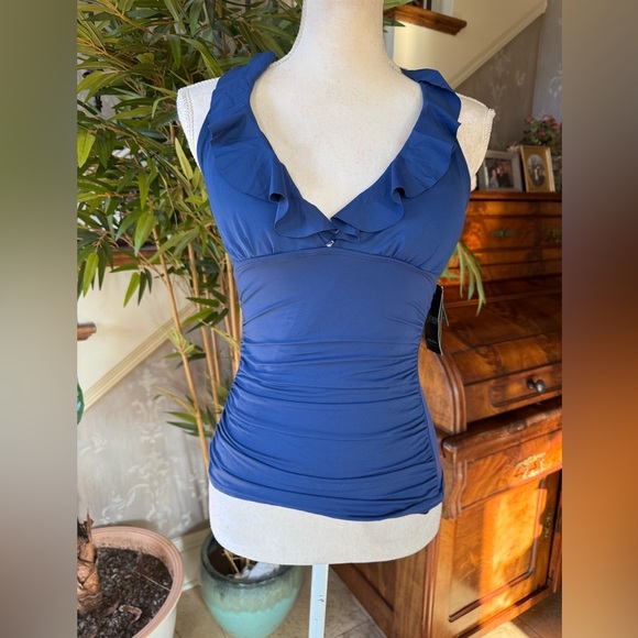 Lauren Ralph Lauren ladies tankini top NWT size 8 - Picture 6 of 12